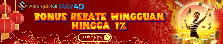 BONUS REBATE MINGGUAN 1% HANYA DI WARUNGSLOT88